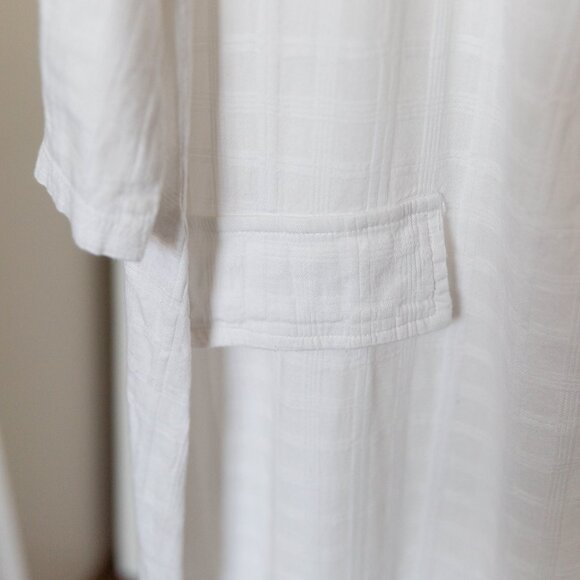 POMANDER PLACE TUCKERNUCK CAROLINA KAFTAN DRESS White Size XS - Picture 6 of 8
